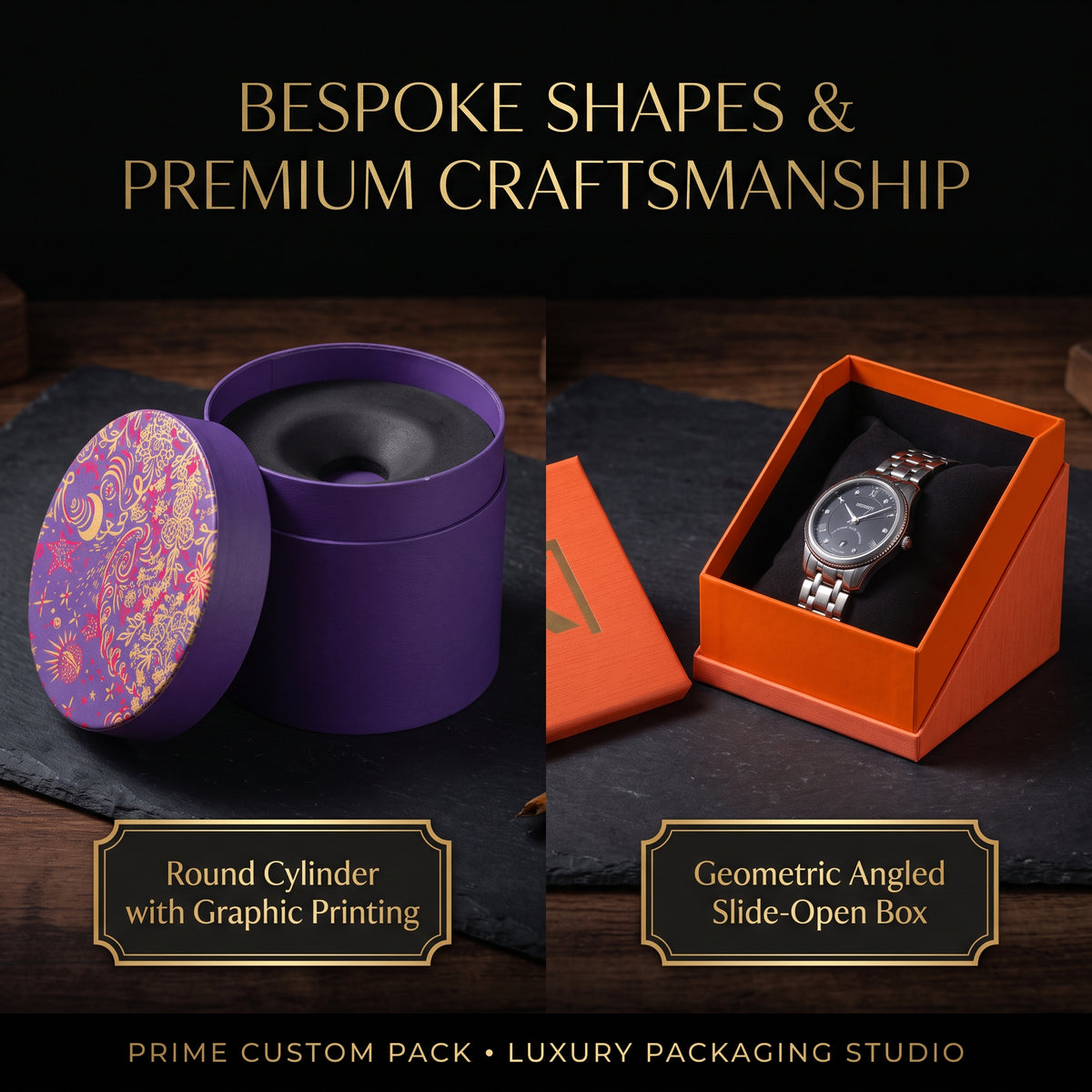 Bespoke Luxury Watch & Jewelry Packaging | Premium Custom Boxes & Finishes for DTC Brands