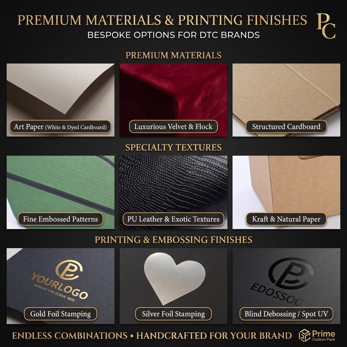 Custom Luxury Packaging | Premium Custom Boxes & Finishes for DTC Brands