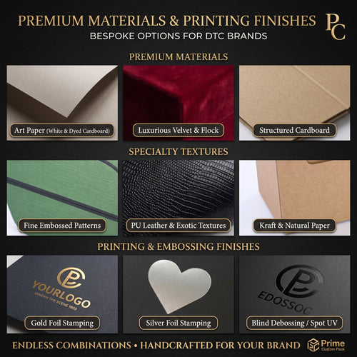 Custom Luxury Packaging | Premium Custom Boxes & Finishes for DTC Brands