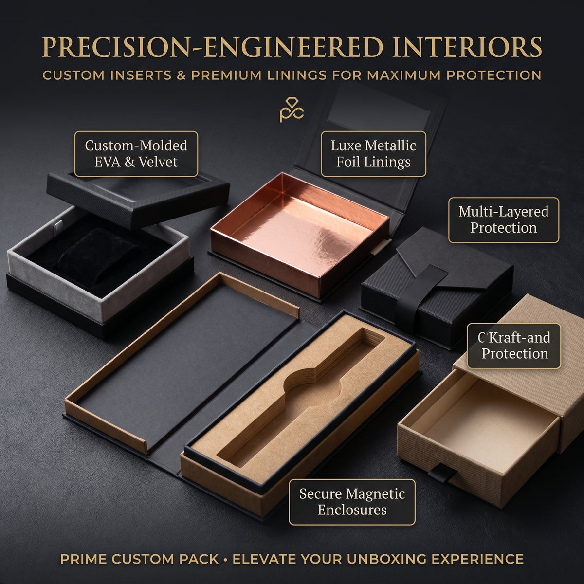 Custom Luxury Packaging | Premium Custom Boxes & Finishes for DTC Brands
